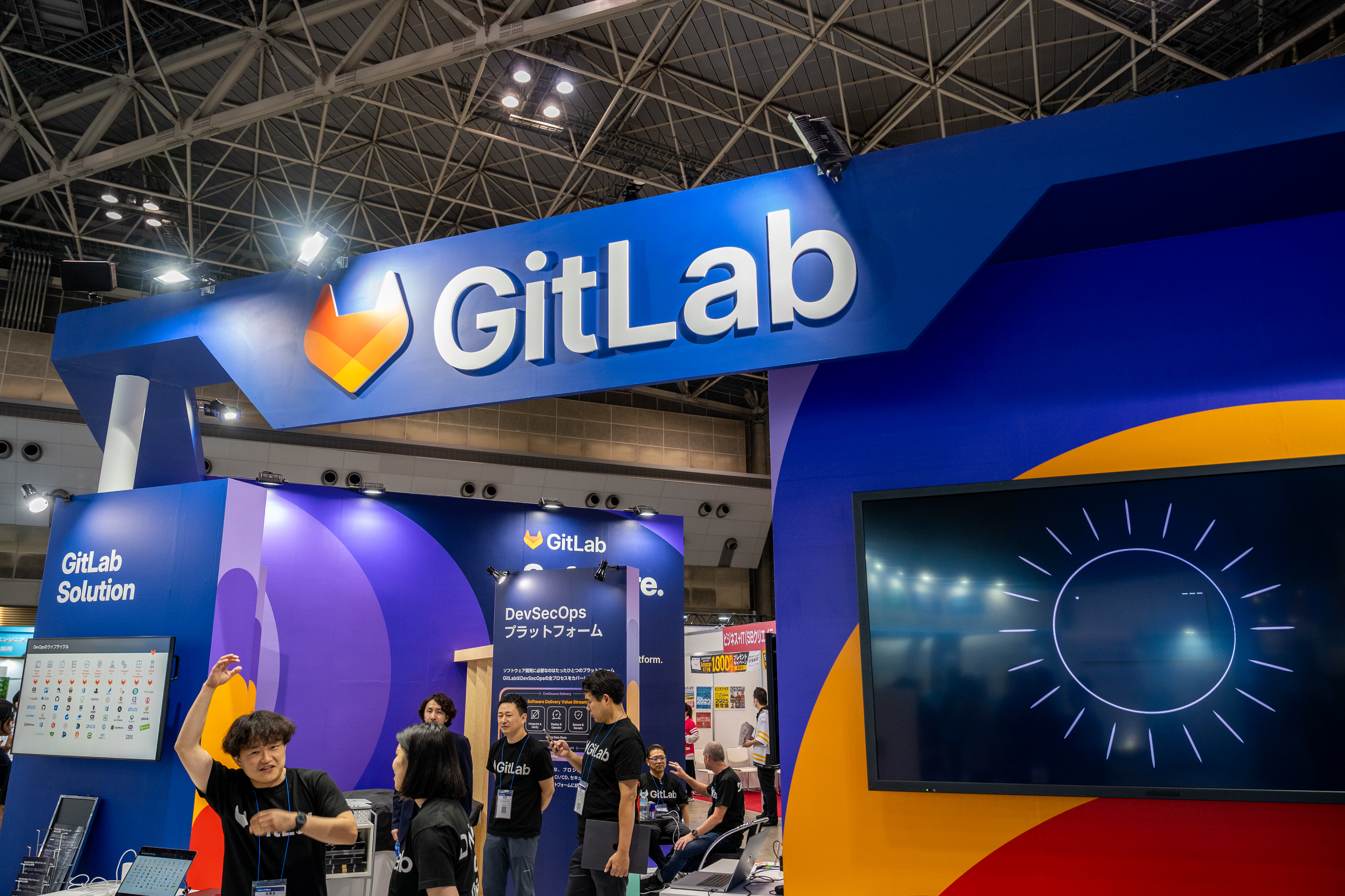 GitLabブースの様子