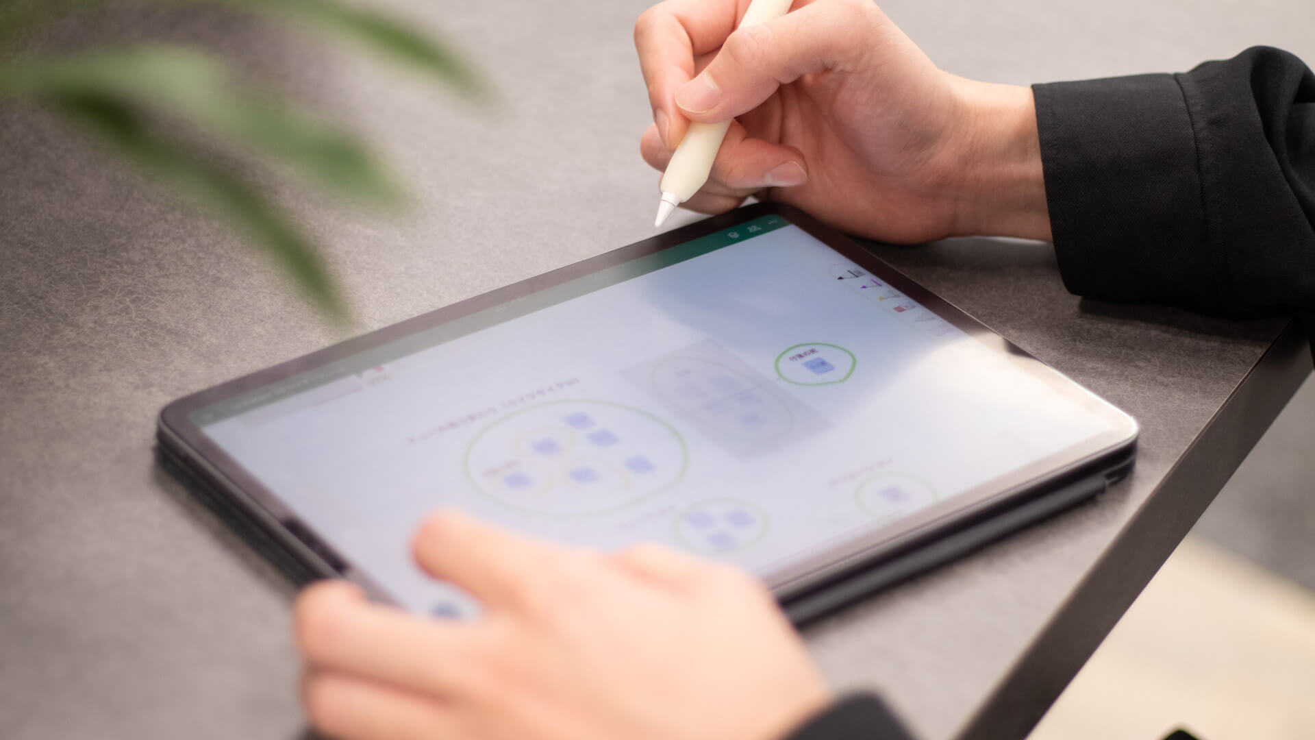 Limeboard iPadの画面