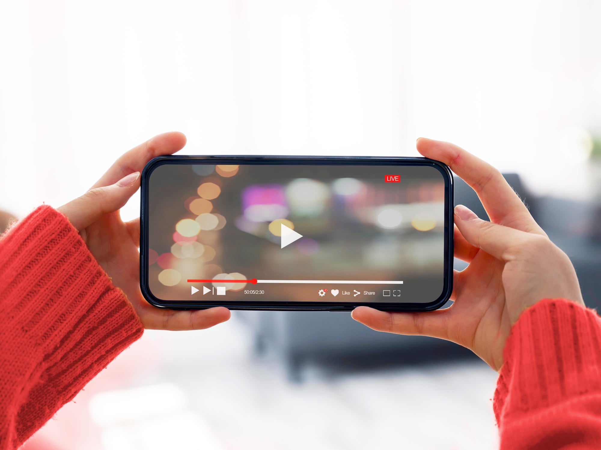 携帯向け無料動画配信サイト構築のイメージビジュアル