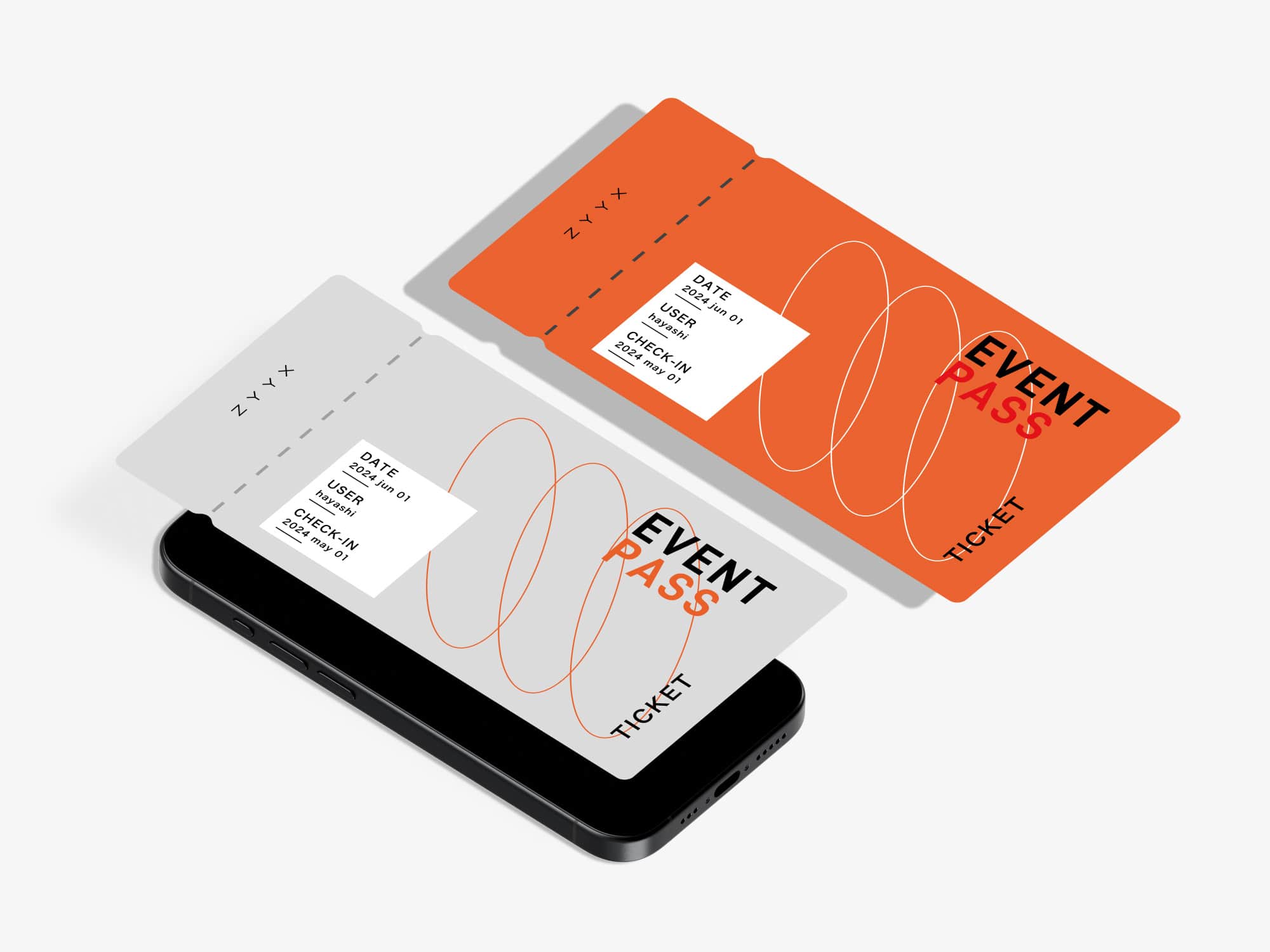 スマートフォンによる電子チケット販売システムの開発のイメージビジュアル