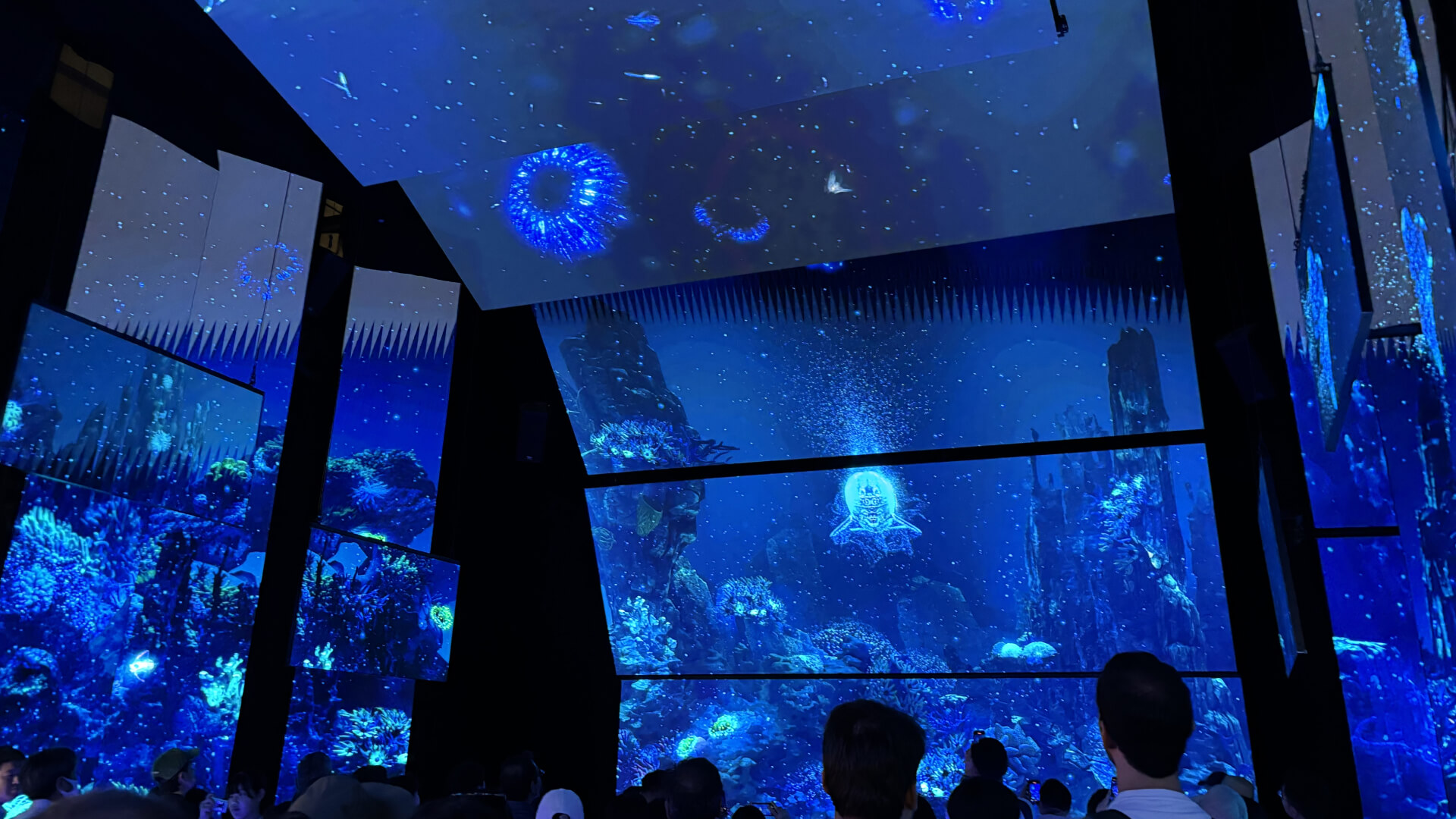 360度スクリーンの写真