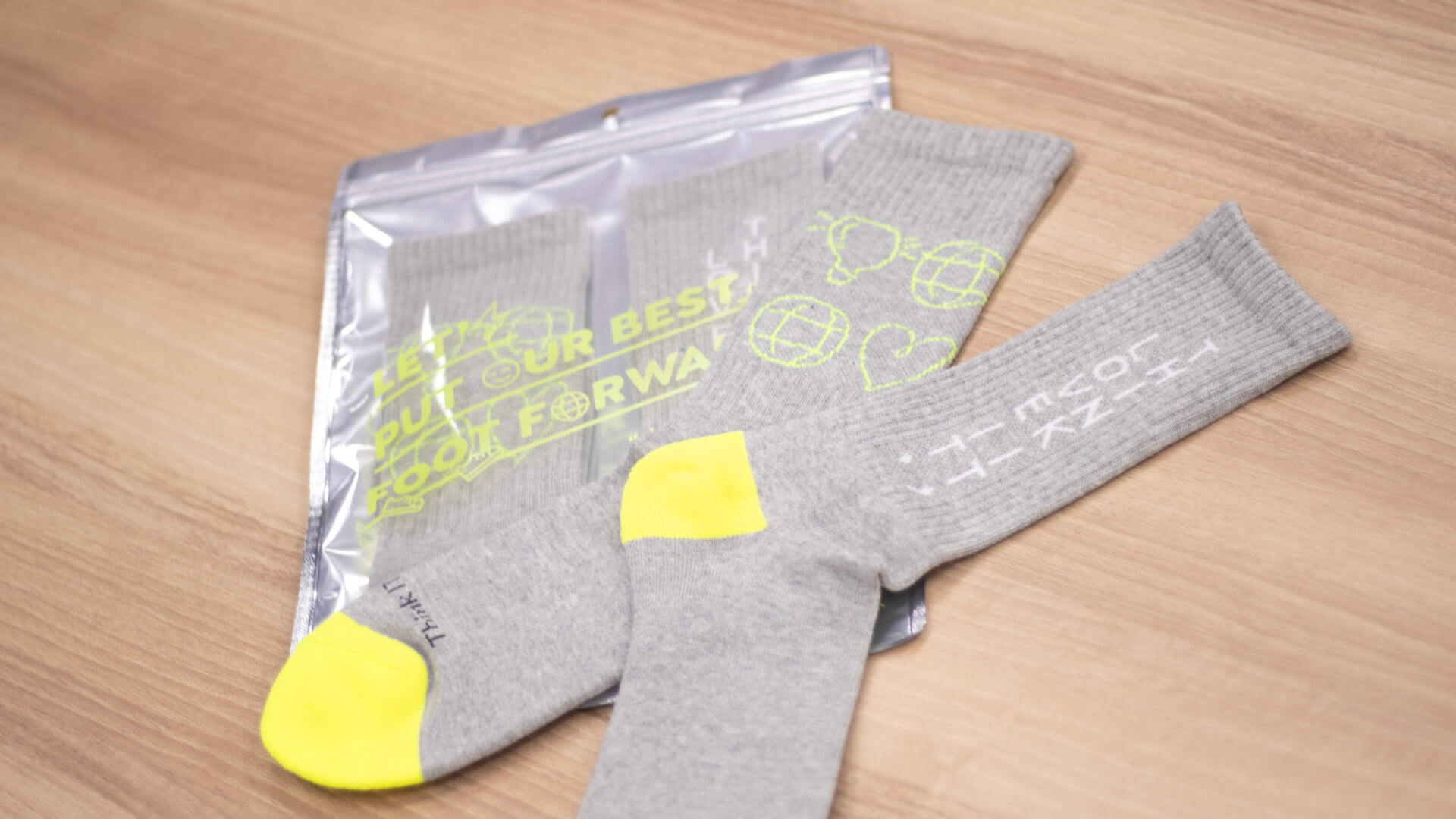 完成した「ZYYYX SOCKS」
