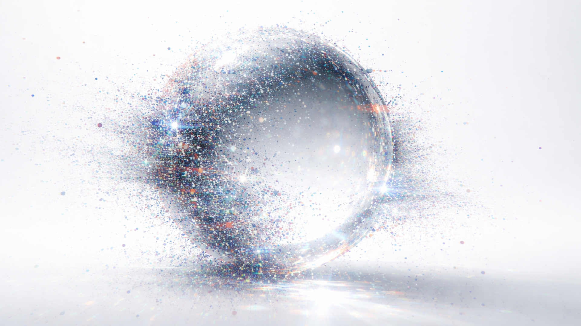 AIで作成した、ガラスをモチーフにしたノイズの画像1