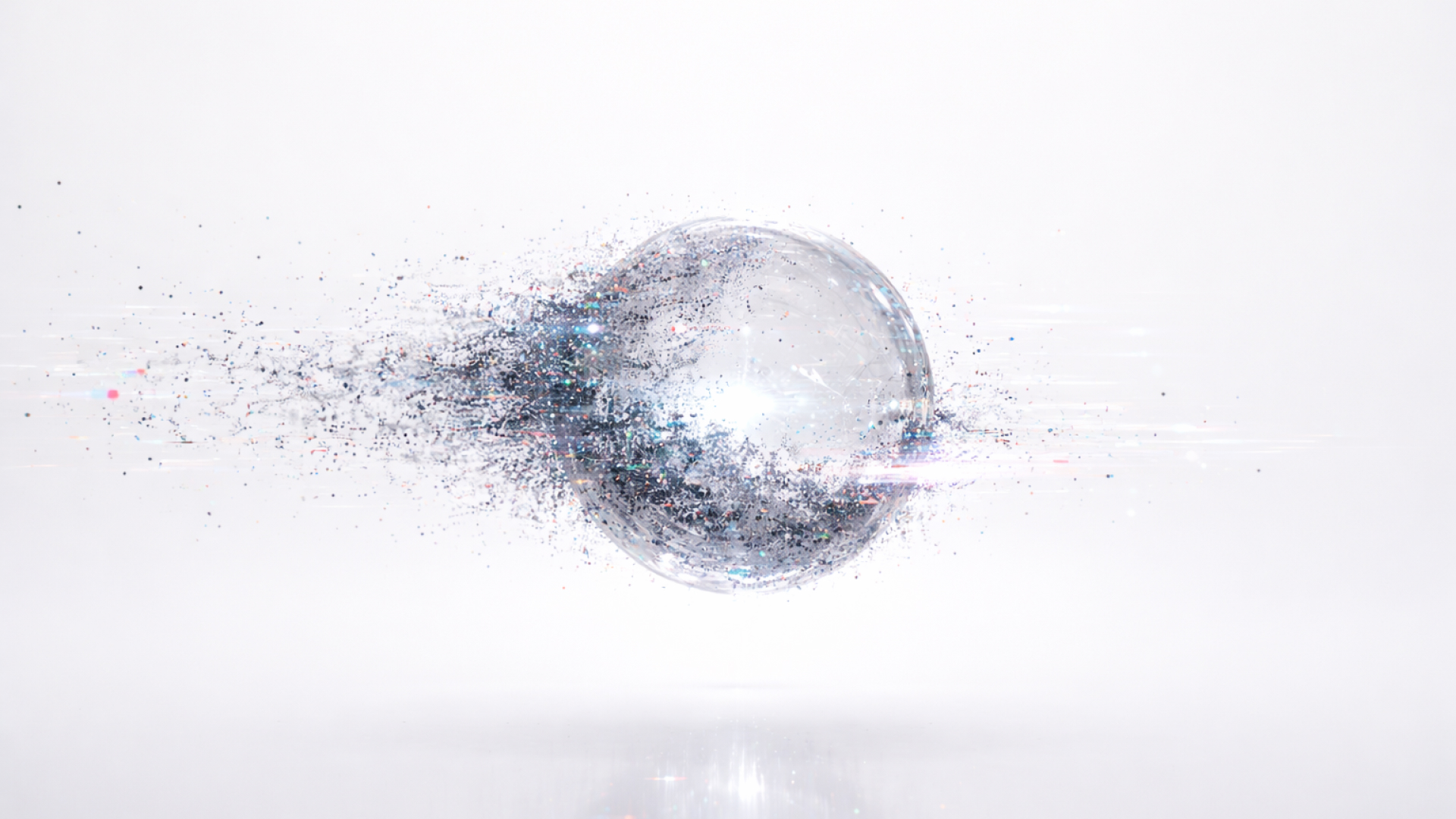 AIで作成した、ガラスをモチーフにしたノイズの画像2