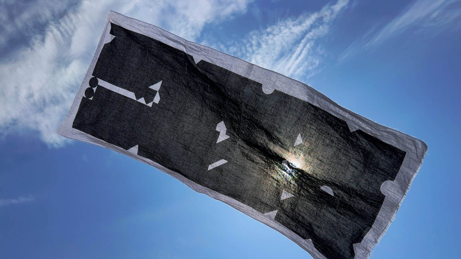 空を背景にしたZYYX Flag